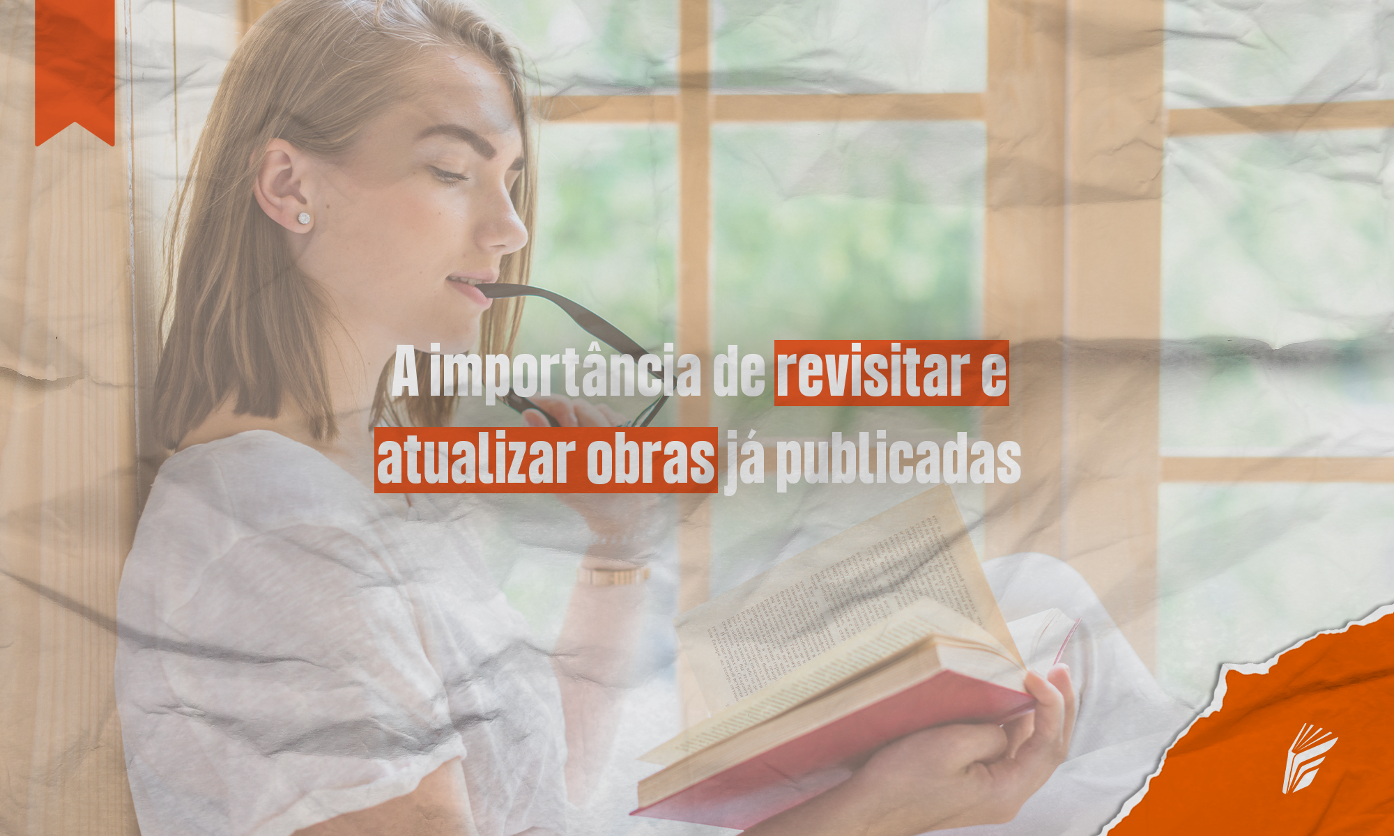 Autor revisitando obra já publicada para realizar atualizações e preparar nova edição do livro.