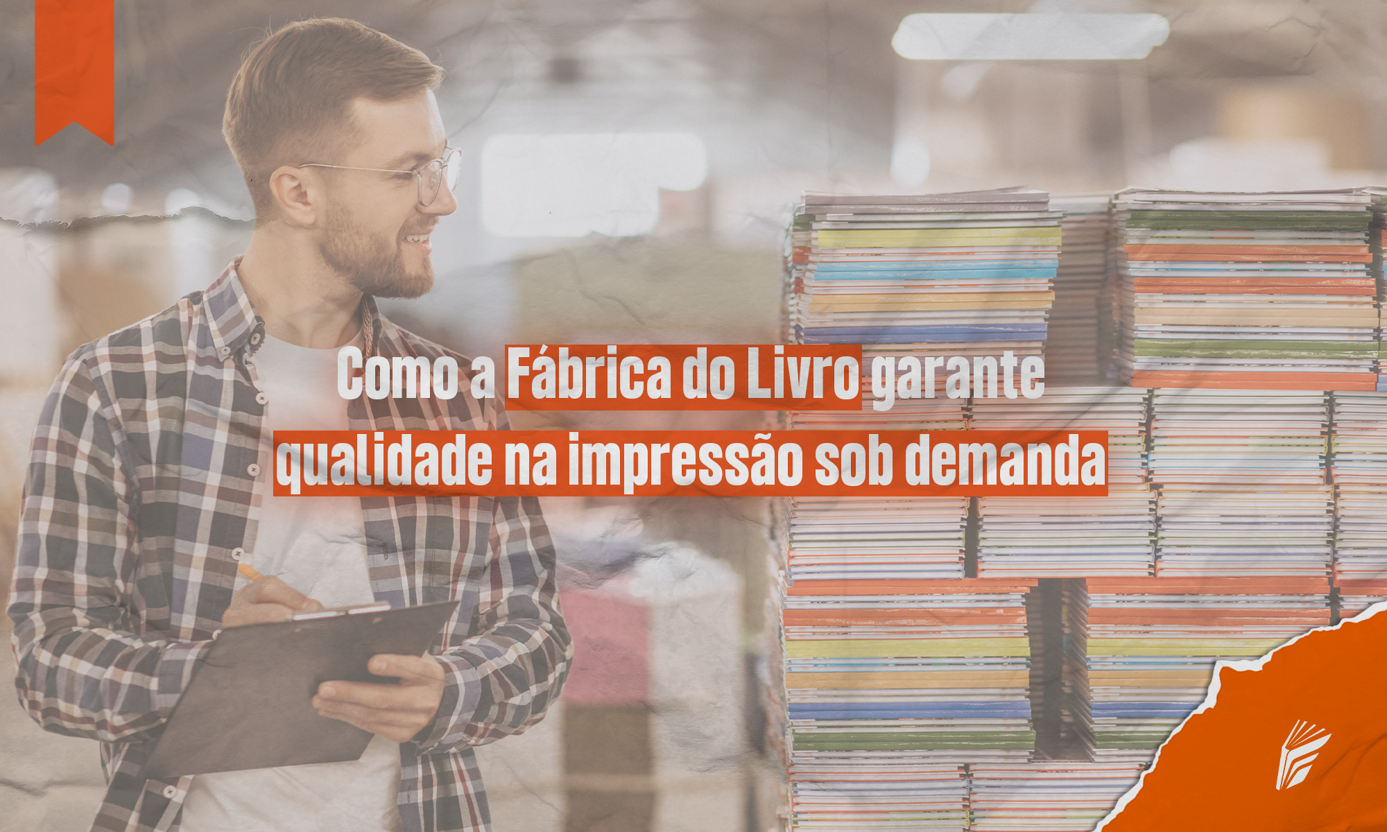 Impressão de livros sob demanda com qualidade e acabamento profissional.